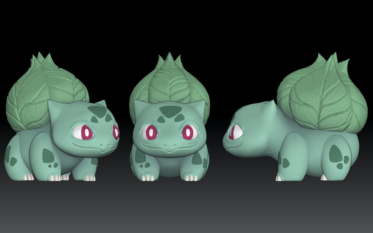 Bulbasaur Textured Model