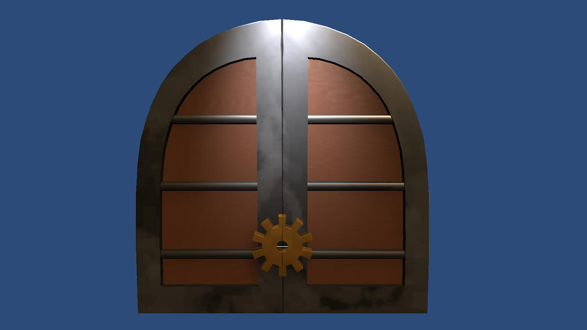 Grand Door Textured Model